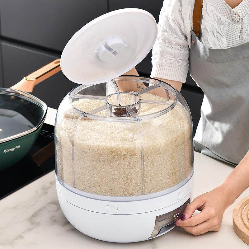 格米桶旋转五谷杂粮装大ANE米箱收家纳盒用防虫防潮密封放储分米,家装主材,米桶,淘宝优惠券,粉丝福利购,淘宝优惠卷