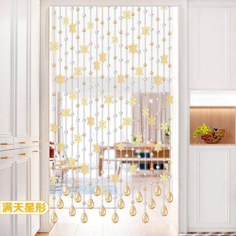 珠帘帘珠子家用客厅晶风水免打孔水门饰隔断帘装成cp#11785品过道