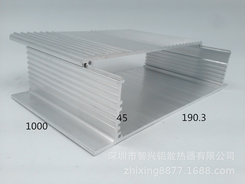 铝型材车载电脑外壳/仪表铝盒/电力通信工业壳体190.3*45-1000