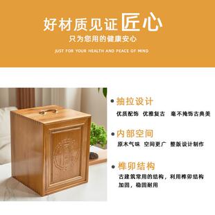 香樟木实木木家谱箱式新中木族谱MH06211收纳箱木制家谱盒香樟实