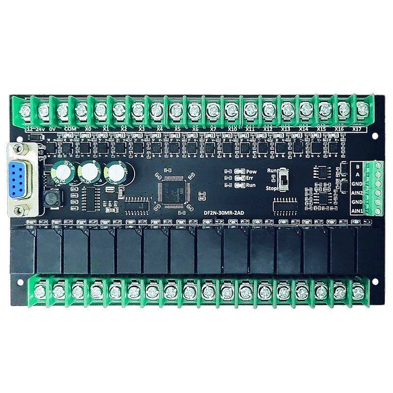 国产PLC工控板可编程逻辑控制器简易PLC兼容FX2NFX1NFX3U程序编写