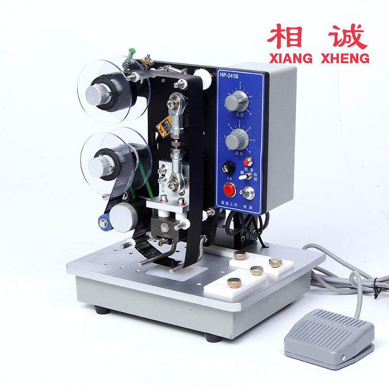 241B电动色带打机全自动生码产日期无品牌/喷钢印标签仿码铜打字