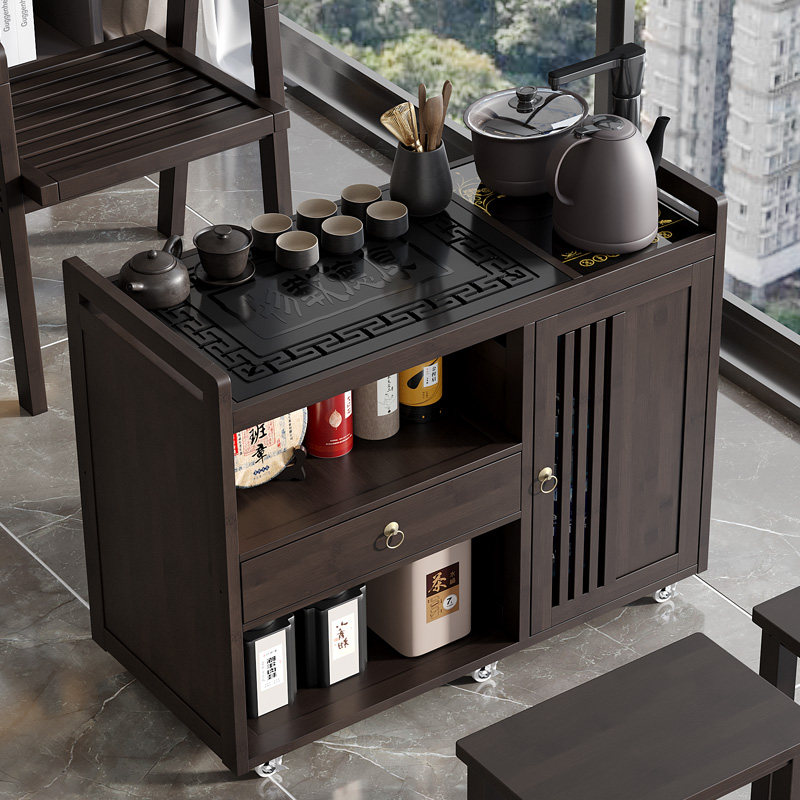 移动小茶桌茶几家用茶水柜茶车楠竹茶台烧水壶一体茶具套装餐边柜,住宅家具,茶几,淘宝优惠券,粉丝福利购,淘宝优惠卷