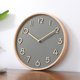 实木简约挂钟家用时尚 石英钟表 客厅小时钟挂墙现代大挂表2022新款