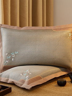 竹枕头夏季凉席枕夏天荞麦茶叶枕芯冰丝藤枕夏季单人男麻将枕家用