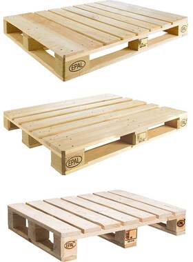 熏蒸出口实木栈板欧标EPAL木托盘1.2米乘0.8米叉车实木托盘载重2T