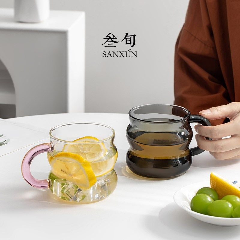 叁旬糖豆玻璃茶杯个人专用茶水分离杯办公室茶具情侣水杯泡茶杯子,餐饮具,茶杯,淘宝优惠券,粉丝福利购,淘宝优惠卷