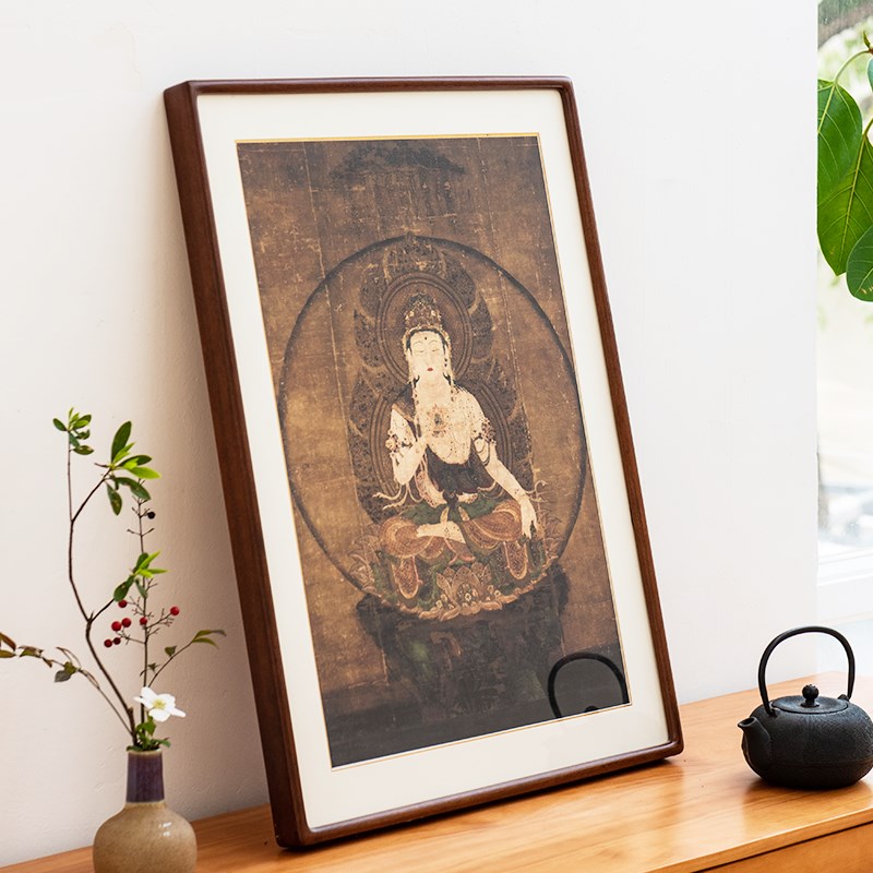 实木画框国画装裱挂墙定制任意大尺寸长方形油画素描卡纸唐卡相框