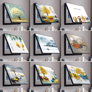 背景布配电盒电线 线盒挂画 画装饰画 画家用空开 箱盖子盖板