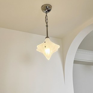 过道灯玄关吊灯走廊吸顶灯法式入户高级感阳台衣帽间奶油风星星灯