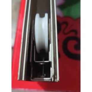 90铝合金门窗滑轮铝合金推拉门滑轮配件下轮滚轮轨道老式铁