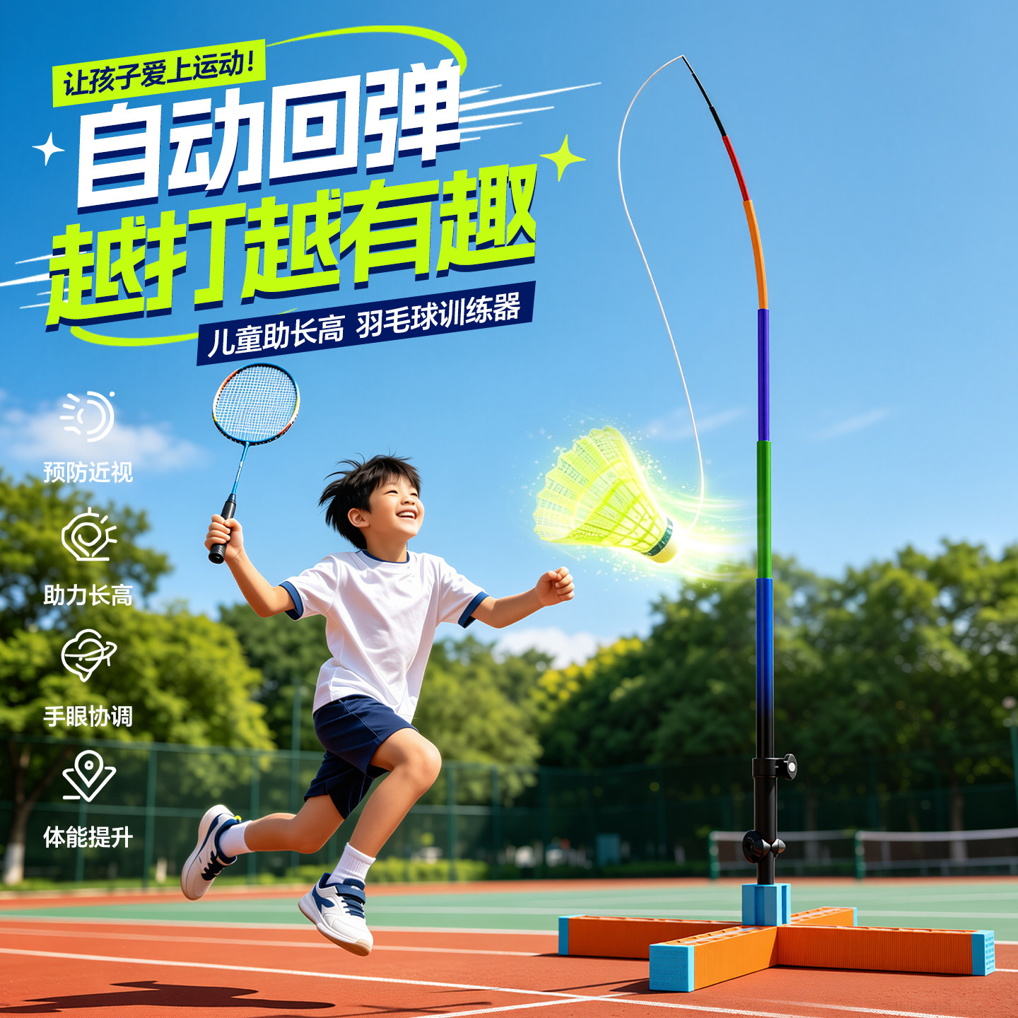 2026全新升级丨羽毛球单人训练器