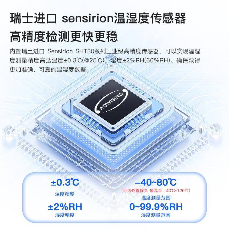 兴智连温度计表工业高HD-7精度家用室内仓库车间-电子H显示仪报警