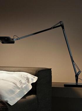 设计师BJT79605极长简卧伸室床头书房读阅台灯触摸调光臂可折叠缩