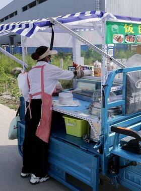 电动轮HWD三车改装夜摆摊小吃架烤子市炸串烧饭团凉