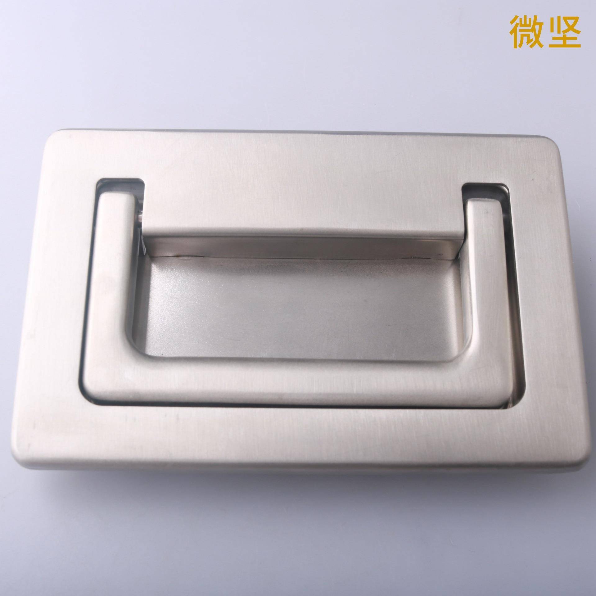 L608不锈钢34折叠隐藏式拉手手工业设备LS608柜S0门暗式把铁皮柜
