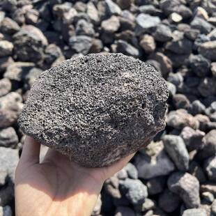 火山石颗粒天然用火山889石造景养鱼专观石矿景植物黑色红色山滤