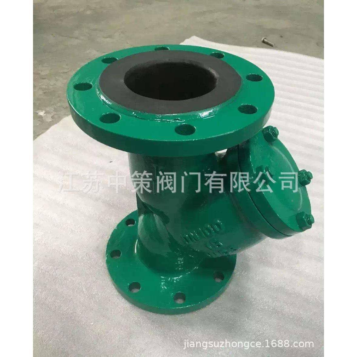 GL41J-10C/16C铸钢Y衬胶胶过滤器腐蚀耐耐酸碱衬Y型GL41J-10法型