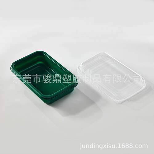 明透酥长方形桃绿豆糕包装绿盒手指麻薯肉松JD-DM001小贝豆冰糕打