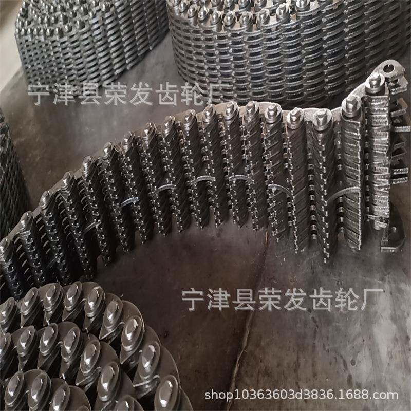 CL12734节距1905毫米内导23片套无.声齿形及链条配链轮链板链式