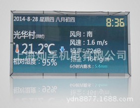 户外负离子环境监测LED显示屏