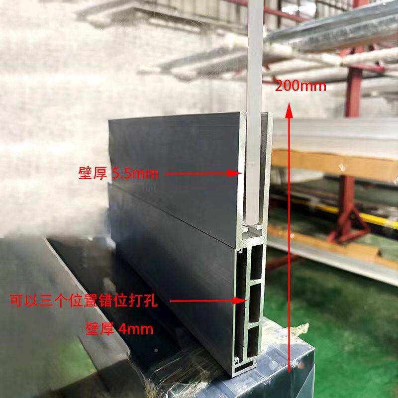 铝合金璃WSX免开孔手明装铝槽卡槽阳台楼梯玻扶杆手网红楼梯扶栏
