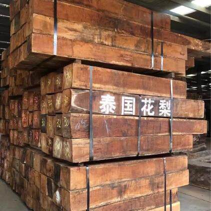 花泰国花梨原花木泰国梨方料家具LEK工艺用材缅甸梨泰国花梨原木