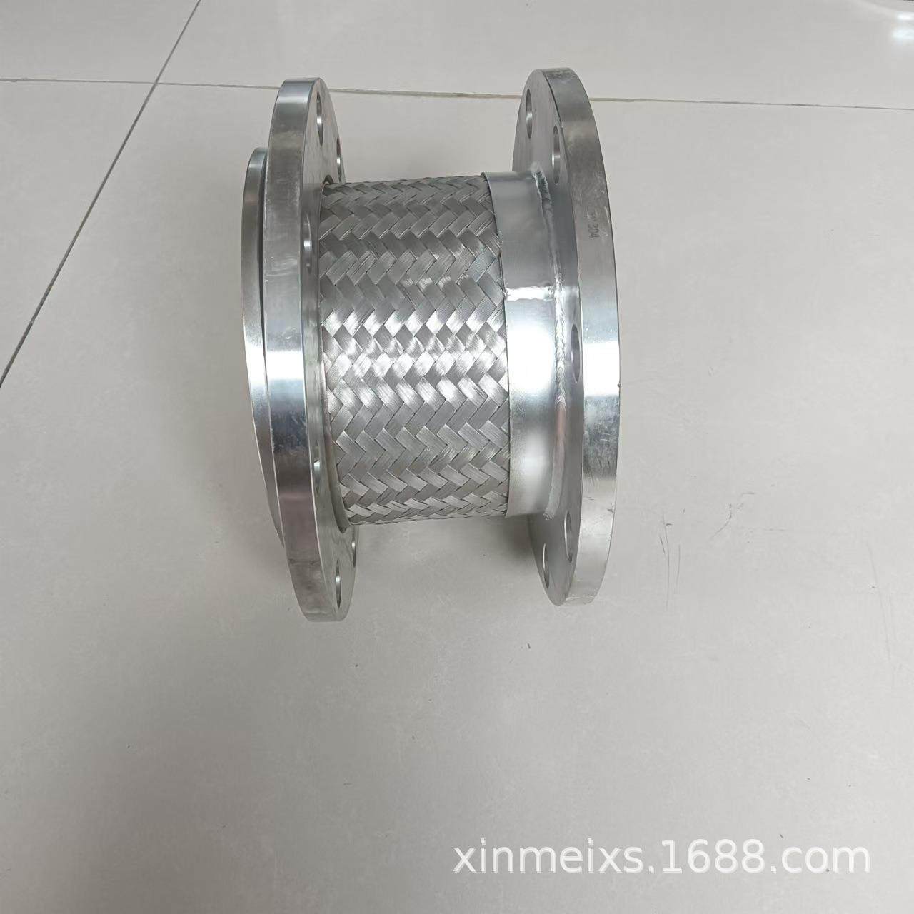 大口径金属软管耐耐腐30软4不压锈钢波纹管DN100法兰蚀式金DN150*