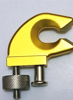 毛球拍TBH穿线机拉机u型u夹拍器，羽线夹架拍器C字夹红色一个其他