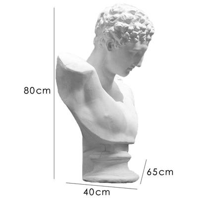 艺伯石乐美赫80cm赫尔尔斯石膏像80cm胸像膏雕塑雕像摆件型模美术