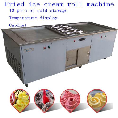 佳石泰式冰激凌机Friedice134ceamma淇hine110Vcr炒冰淋机