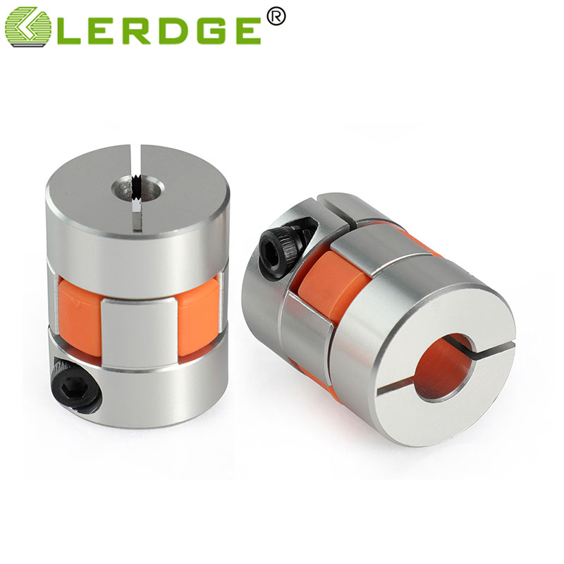 乐积3D打印机配件Z轴铝合金梅花联轴器 机器升级件T型丝杠零件