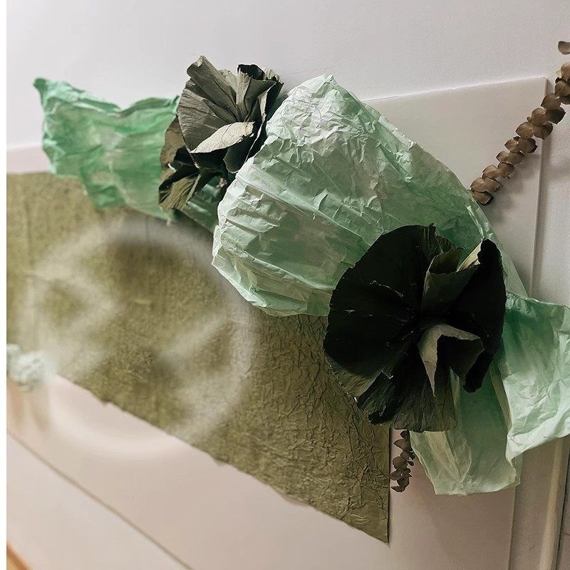 幼儿园手工diy 主题墙蒲扇装饰造景环创教室自然角干花荷叶材料包,家居饰品,吊饰/挂饰,淘宝优惠券,粉丝福利购,淘宝优惠卷