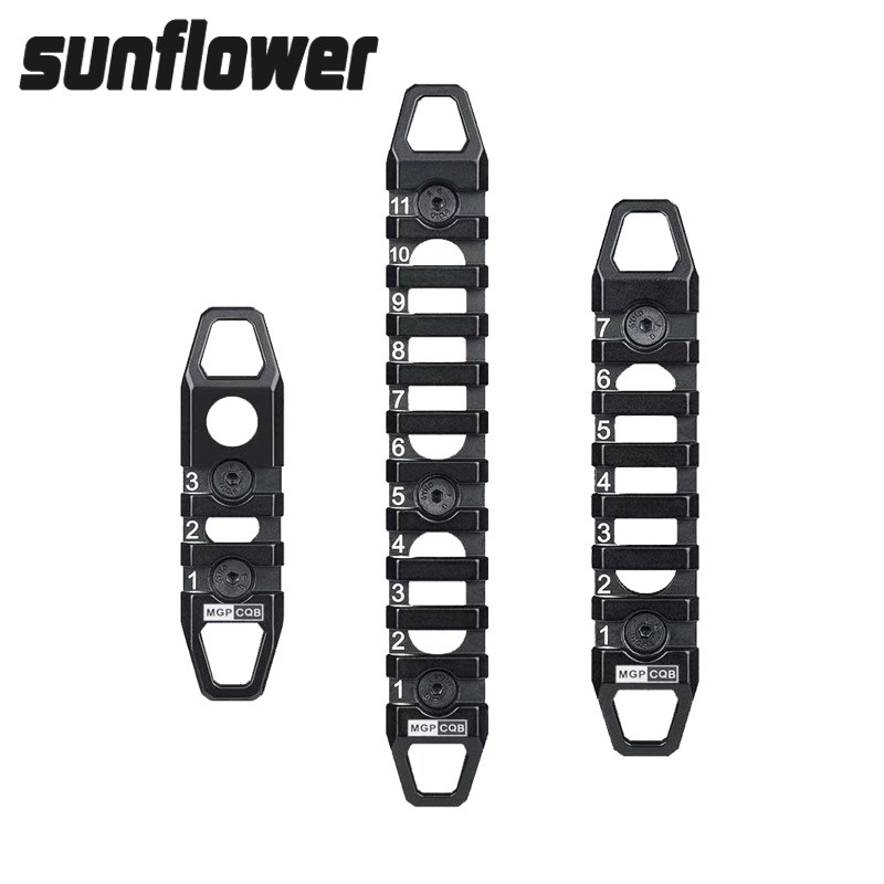 MGPGQB 20mm金属导轨MLOK KEYMOD系统QD孔挂扣MI NSR SLR装饰配件