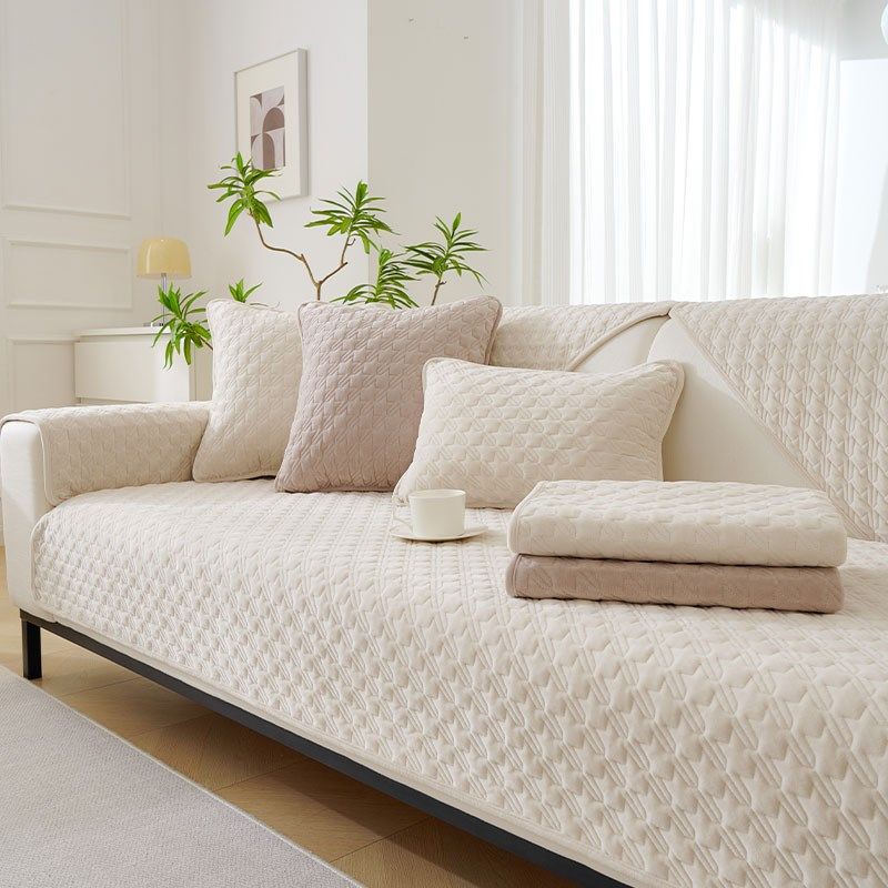 沙发垫冬季新款2023加厚毛绒现代简约高端防滑真皮沙发套罩盖布巾,居家布艺,沙发垫,淘宝优惠券,粉丝福利购,淘宝优惠卷