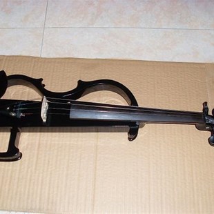 实木配件 黑色电子 4木质小提琴 可配无线发射器 电声小提琴