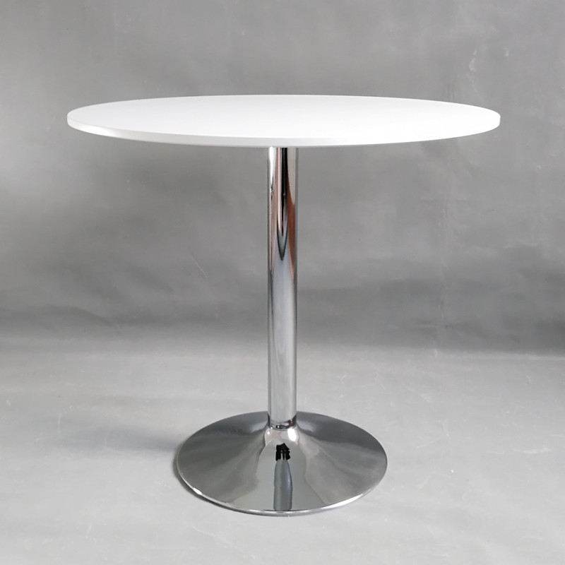 休闲黑白小圆茶几可拆装西餐厅咖啡方桌4S店展会庆典活动接待圆桌