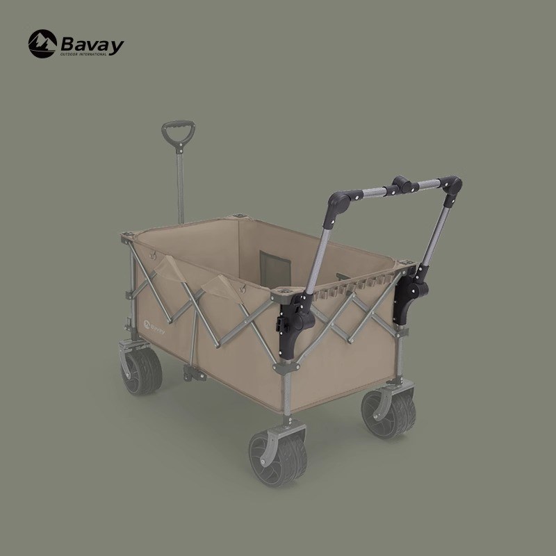 Bavay/北欢露营车推杆可折叠原装配件溜娃营地车推手小拉杆车专用