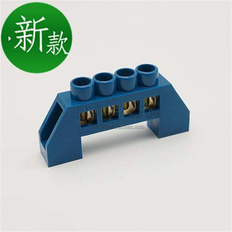 分流100阻燃导线连接6器1进3出零线地线排分线a配电箱接线端子排