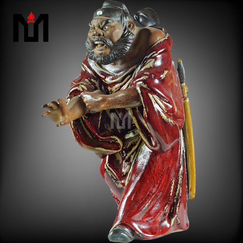 石湾陶瓷公仔国家大师工艺实用礼品家居门厅装饰钟馗家居摆件