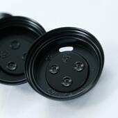 6供2口径PS咖光盖一次性塑料杯SEC盖4OZ啡奶茶杯盖哑62口径厂家应