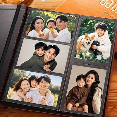 相册6寸311相册大容量相家庭5寸寸7寸相6册本纪念册混合尺寸本影