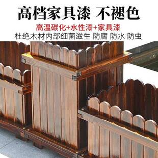 包邮防腐实木箱种花室植箱大花盆123外庭院露台长方形种盆阳菜台