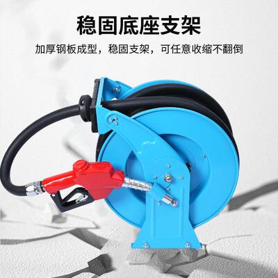 新款蓝色压自动CCX器卷管器柴油卷管自高动伸厂缩水鼓管才有卷管