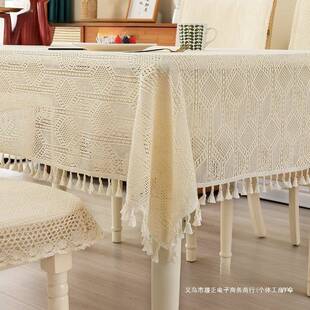 新法式奶油风现F89HSM69代小清新蕾丝餐桌款布布艺桌布餐椅椅椅垫