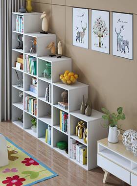 格子储物现置夹物柜阳柜台柜子子柜缝柜书柜简约代窄MLM衣柜书架