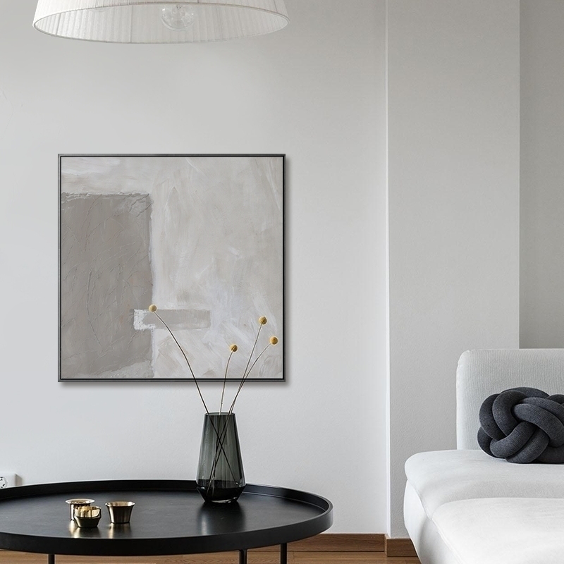 潮起潮落 简约大气装饰画 文艺抽象挂画客厅印象派壁画沙发背景墙