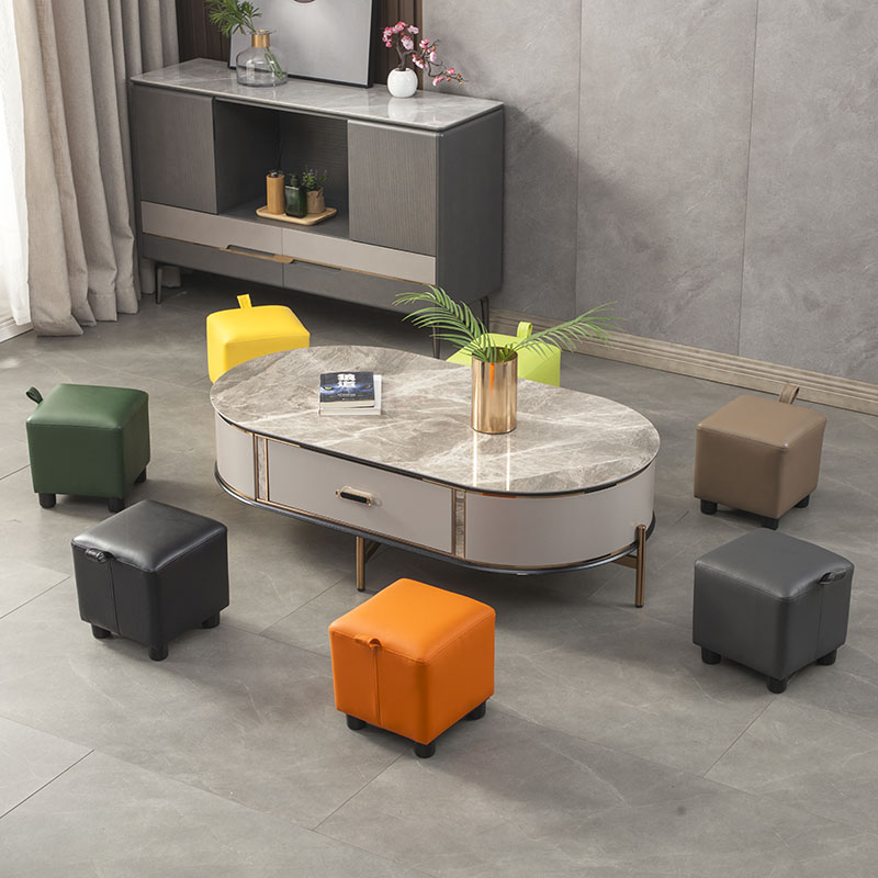 皮凳子矮凳家用小板凳换鞋凳客厅茶几坐墩沙发方凳皮墩子儿童凳子