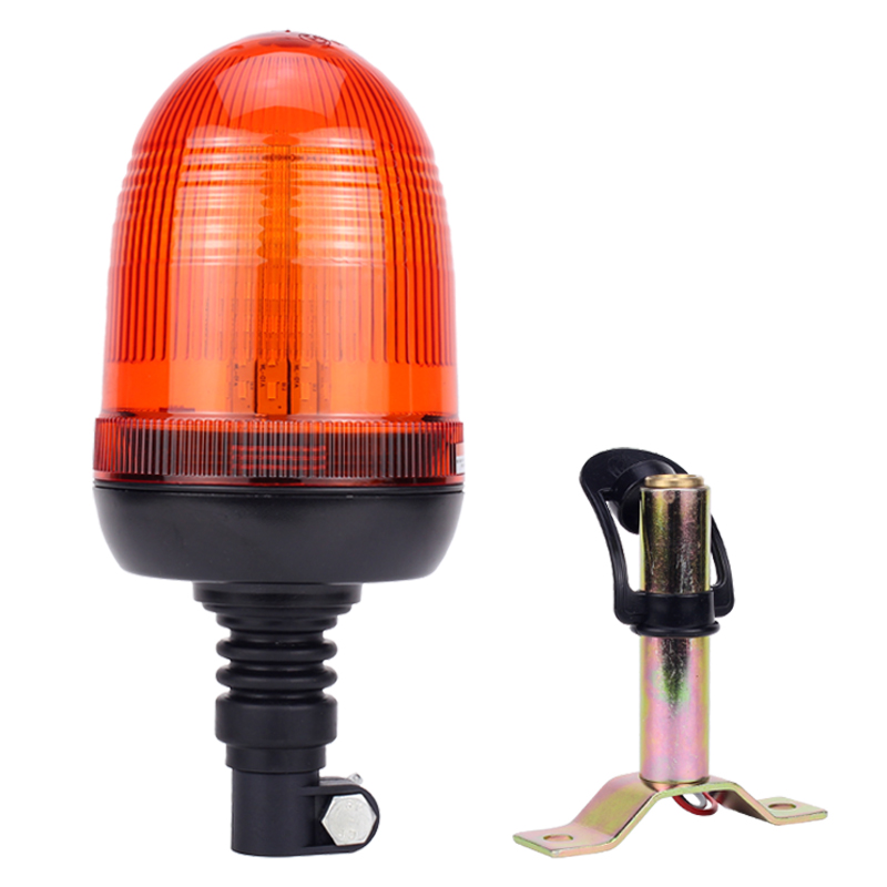 警示灯旋转灯收割机拖拉机吊车12/24V通用LED作业安全爆闪灯加高