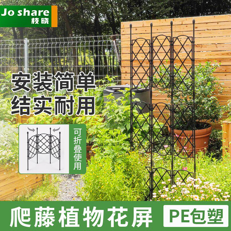 种花王大爷 枝晓8mm花屏月季花架爬藤架花卉支撑架铁线莲固定支架